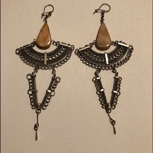 Silver Dangling Earrings